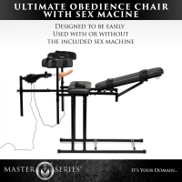 Sex-Chair adjustable Obedience Chair w. Sex-Machine