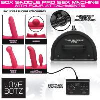 Sex-Machine LoveBotz Saddle Pro 50X w. 4 Attachments