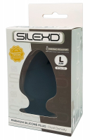 SilexD Plug anale a doppia densità in silicone premium di grandi dimensioni