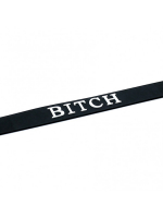 Silikon Halsband m. Beschriftung BITCH