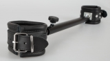 Spreader-Bar adjustable w. Leather Ankle Cuffs 60cm adjustable black Steel Spreader & padded Restraints by ZADO buy