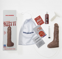 Squirting Dildo realistic Bust-It brown