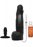 Squirting Cock w. Vac-U-Lock Suction Cup black