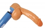 Wand Vibrator Attachment Dildo Ride-N-Vibe PVC