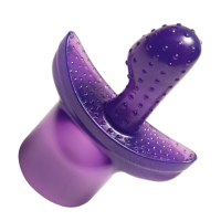 Stabvibrator Aufsatz G-Punkt Finger TPE violett