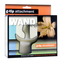 Wand Massager Attachment G-Spot Finger TPE white