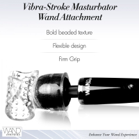 Wand Vibrator Attachment Masturbator Vibra Stroke TPE