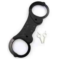 Stahlhandschellen steiff Double Lock schwarz
