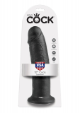 Dildo Strap-On con ventosa King Cock 10 Inch nero