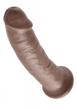 Godemiché Strap-On avec ventouse King Cock 9 Inch brun