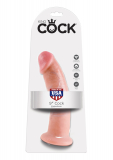 Strap-On Dildo m. Saugfuss King Cock 9 Inch haut