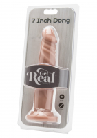 Dildo Strap-On ToyJoy 7-Inch Dong PVC color pelle