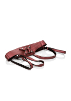 Strap-On Dildo Harness Regal Empress PU-Leather bronze-red O-Ring System exchangeable Quick-Release Buckle buy