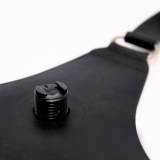 Stringa Strap-On con dildo intercambiabile 16 x 3,2 cm in silicone