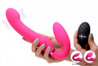 Strap-On Vibrator inflatable Ergo-Fit G-Pulse pink