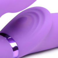 Strap-On Vibrator aufblasbar Ergo-Fit G-Pulse violett