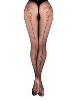 Tights w. Embroidery Ballerina 2210