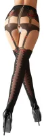 Collants ouverts à lentrejambe en look jarretelles