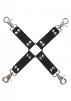 Taboom Hog-Tie Bondage Cross black PU-Leather