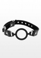 Taboom Ringknebel Silikon m. Kunstlederband schwarz