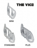 The-Vice Penis Chastity Cage Standard transparent Chastity-Device Kit w. anti-pullout Rings by LOCKED-IN-LUST cheap