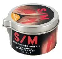 Tropfkerze Niedertemperatur SM-Kerze rot im Tiegel