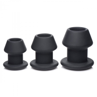 Tunnel Plugs 3-Pieces Gape-Grommets Silicone