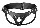 Strap-On Dildo Harness Corset Style PU-Leather