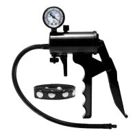 Vakuum Handpumpe m. Druckmesser
