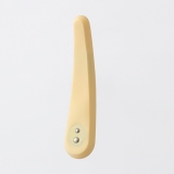 Vibrator Iroha Mikazuki flexible Crescent-shaped pastel yellow Silicone-Vibrator waterproof rechargeable by IROHA buy