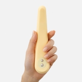Acquista il vibratore di lusso flessibile a forma di mezzaluna Iroha Mikazuki giallo pastello da IROHA by TENGA