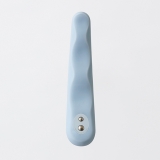 Vibromasseur Iroha Minamo bleu pastel en forme de vague Vibromasseur de luxe en silicone 4 modes étanche rechargeable à acheter