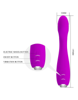 Vibromasseur avec E-Stim & App Hector Silicone 7 modes Vibro & 5 modes E-Stim rechargeable USB de PRETTY LOVE Sextoys à vendre
