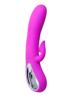 Vibrator w. Clit-Sucker Romance Sucking Silicone pink